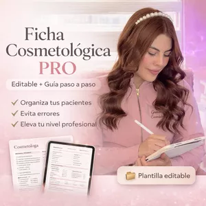 Ficha Clínica Pro para Cosmetólogas
