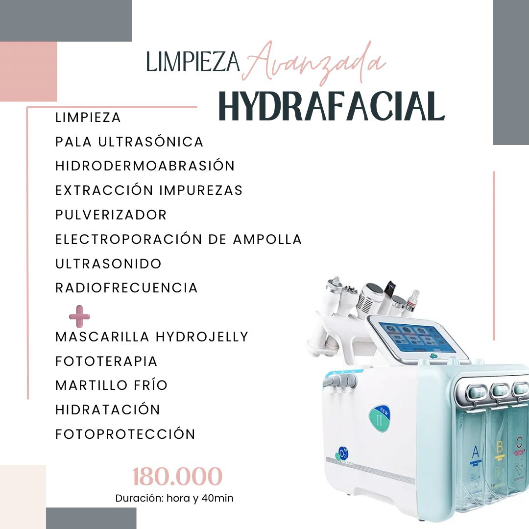 Limpieza avanzada Hydrafacial